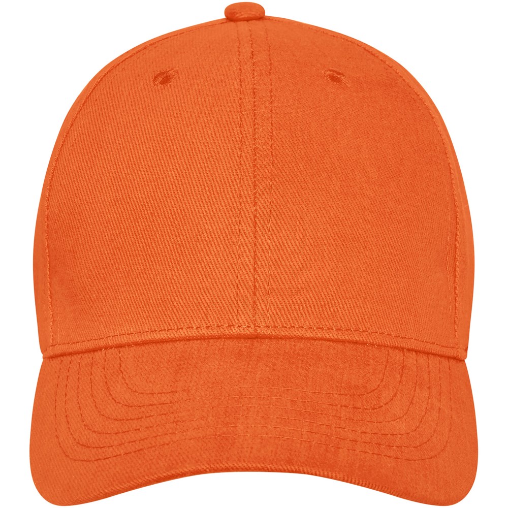 Casquette Davis 6 panneaux Orange