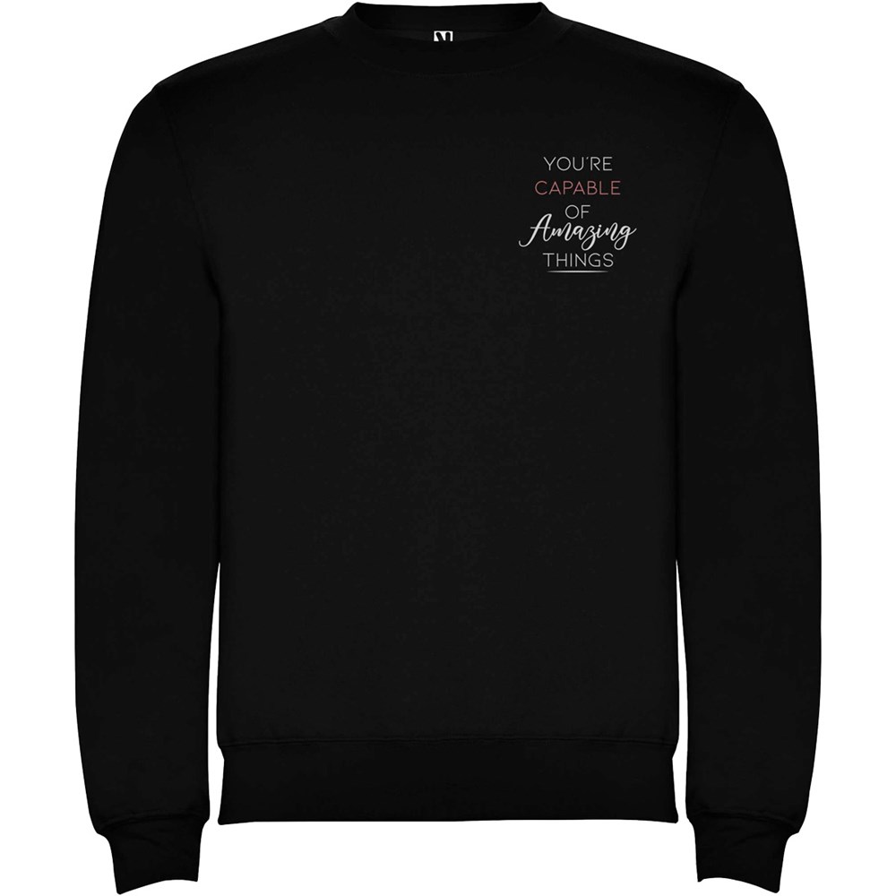 Warme Sweatshirts mit Logo – das perfekte Weihnachtsgeschenk für Kunden oder Mitarbeiter. schwarz