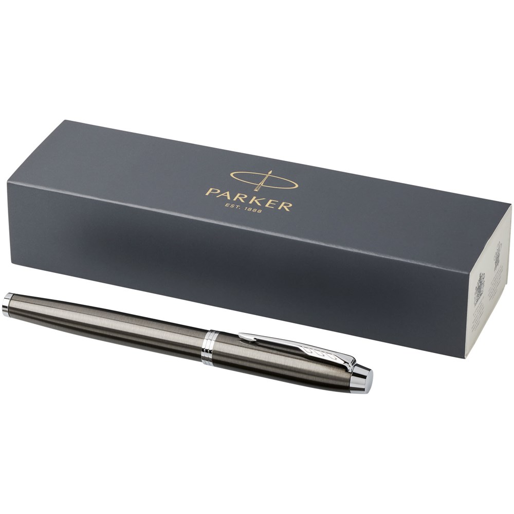 Stylo roller IM Parker (encre noire) Brun espresso, Noir