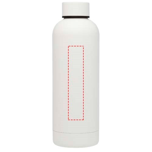 Bouteille isotherme avec isolation par le vide Spring 500 ml en cuivre inoxydable recyclé certifié RCS blanc