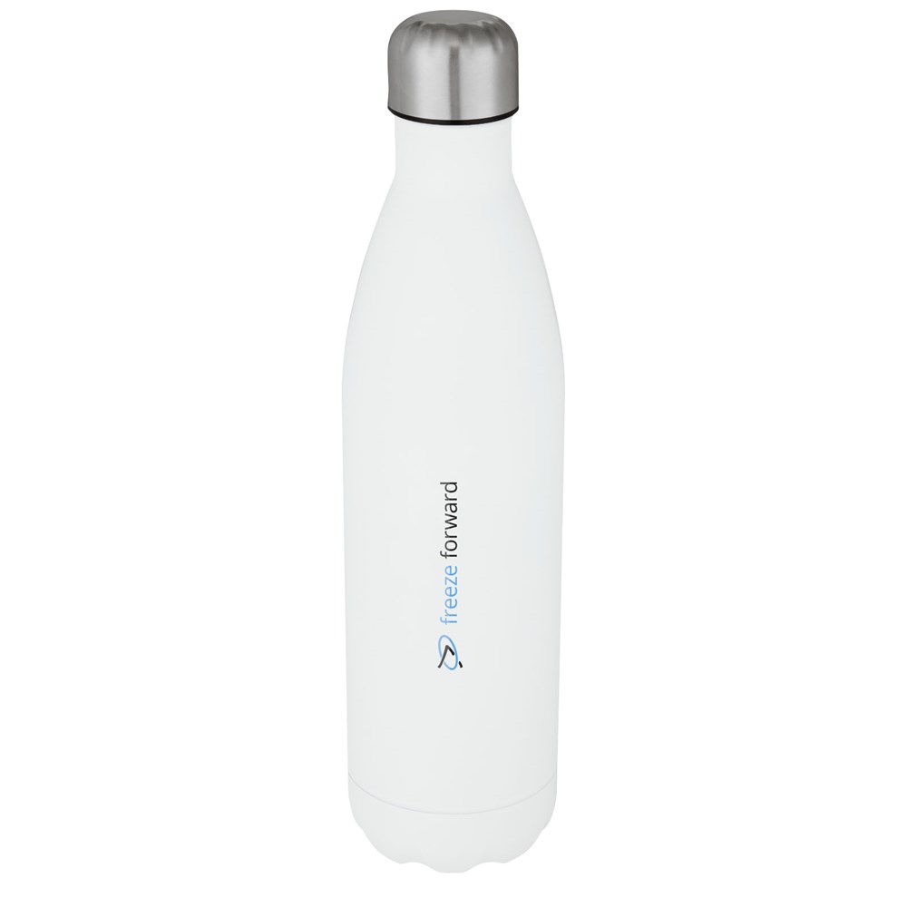 Bouteille Cove de 750 ml en acier inoxydable à isolation sous vide blanc