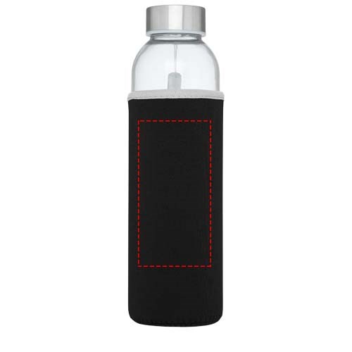 Bodhi 500 ml Glas-Sportflasche schwarz