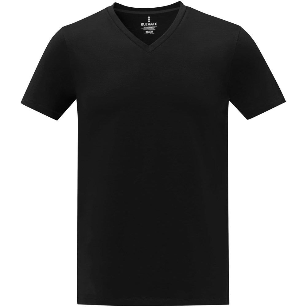 T-shirt Somoto manches courtes col V homme Noir