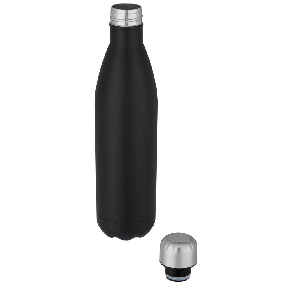 Bouteille Cove de 750 ml en acier inoxydable à isolation sous vide noir