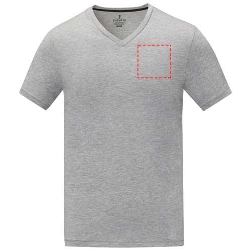 T-shirt Somoto manches courtes col V homme Gris