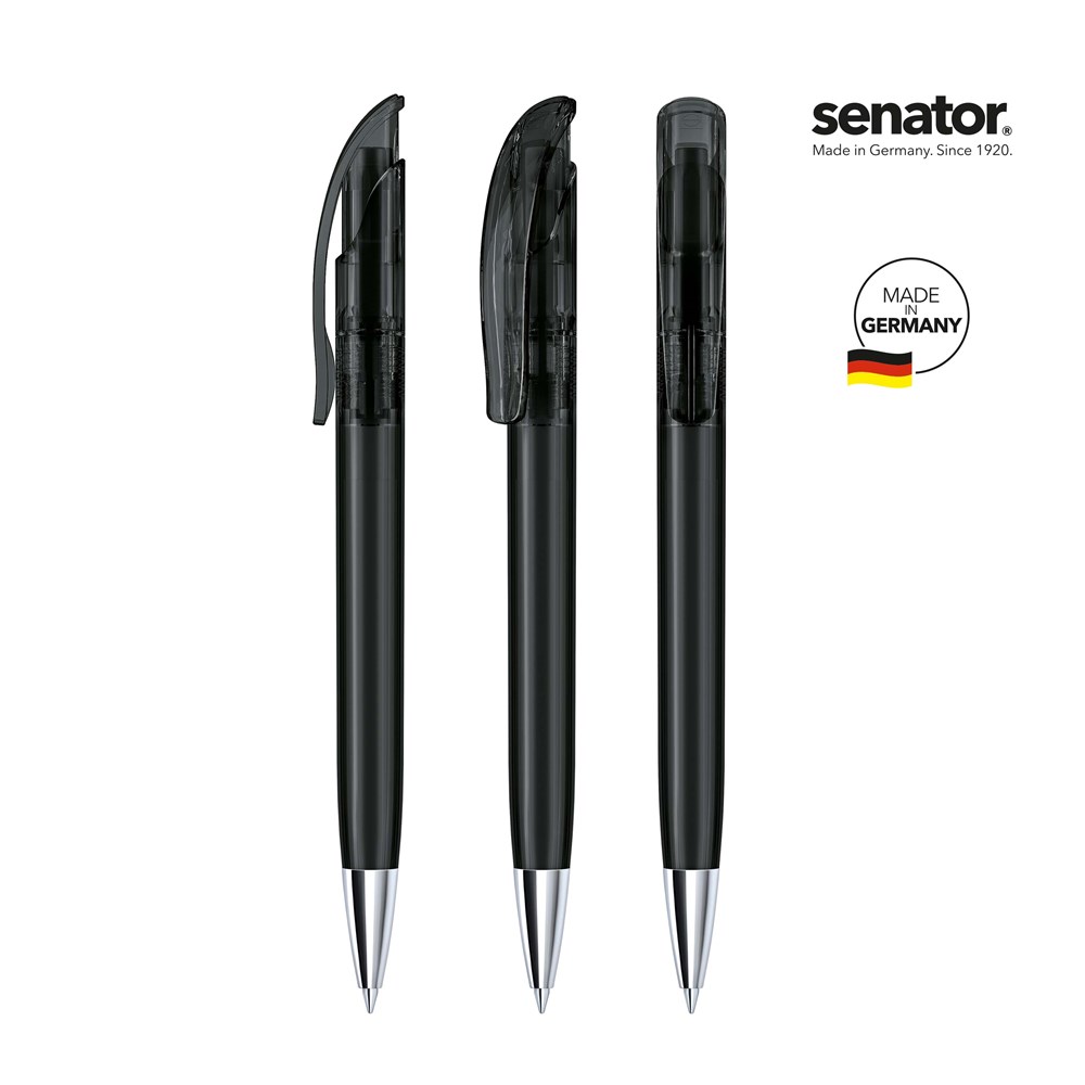 senator® Challenger Clear MT  Druckkugelschreiber noir