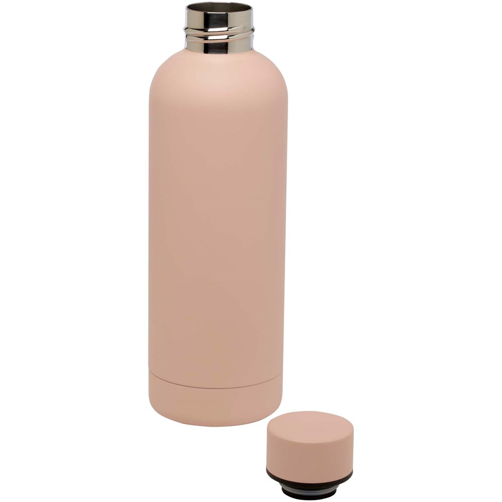 Bouteille isotherme avec isolation par le vide Spring 500 ml en cuivre inoxydable recyclé certifié RCS Pale blush pink