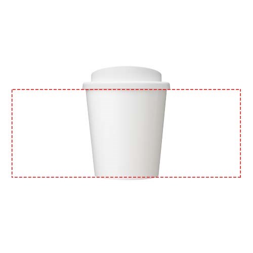 Gobelet avec isolation Brite-Americano Espresso Eco de 250 ml Blanc