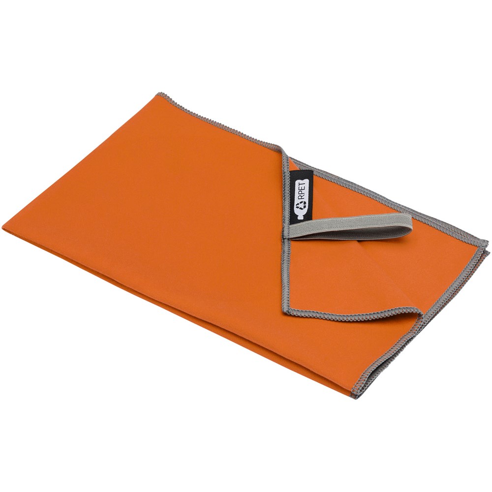 Serviette Pieter certifiée GRS ultra-légère et à séchage rapide 30 x 50 cm Orange