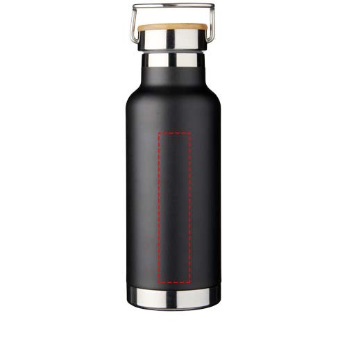 Thor 480 ml Kupfer-Vakuum Isolierflasche schwarz