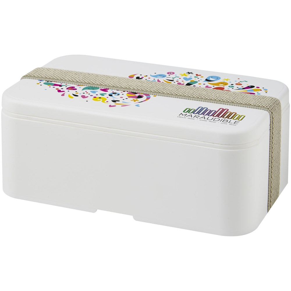 MIYO Lunchbox weiss, kieselgrau