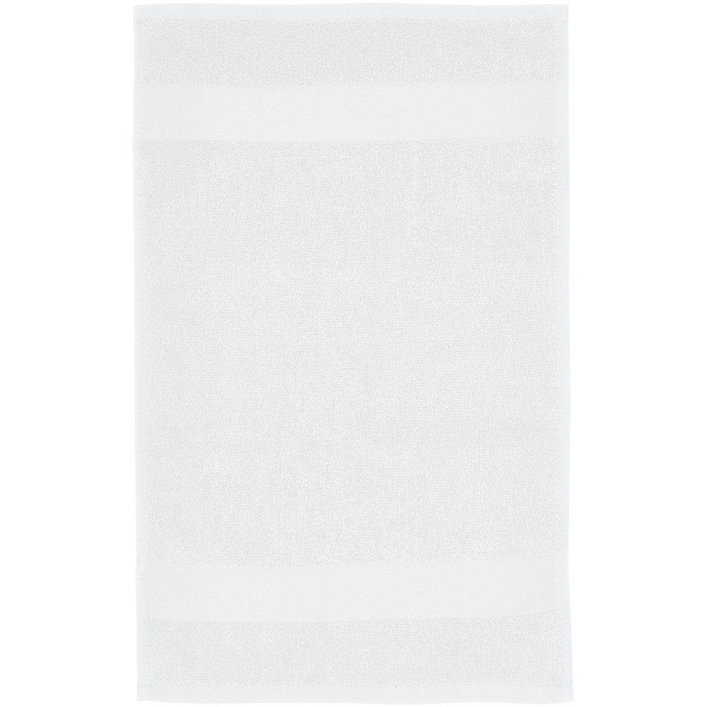 Serviette Sophia de 30 x 50 cm en coton de 450 g/m² blanc