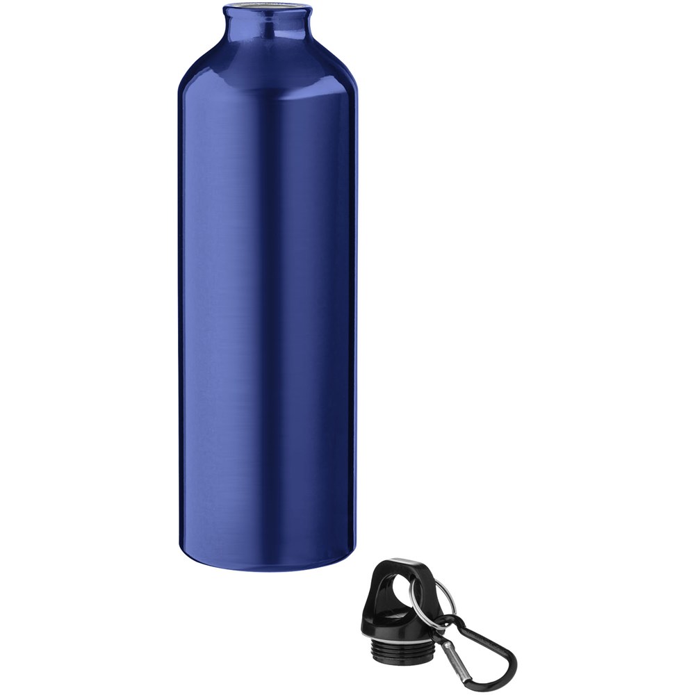 Oregon 770 ml Aluminium Trinkflasche mit Karabinerhaken blau