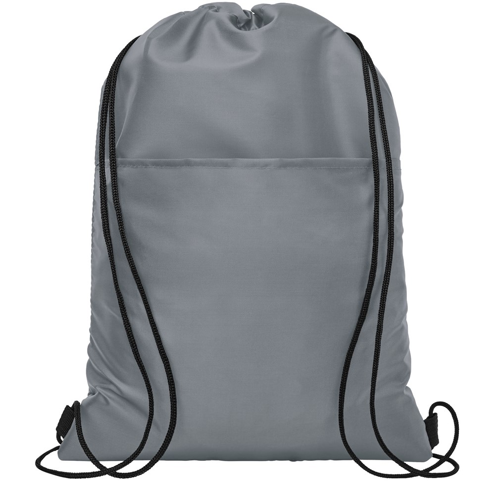 Sac isotherme Oriole avec cordon et capacité de 12 canettes 5L gris