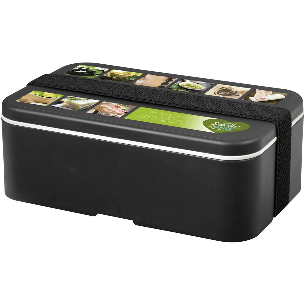 MIYO Renew Lunchbox granitfarben, schwarz