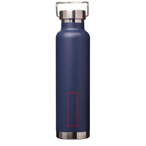 Thor 650 ml Kupfer-Vakuum Isoliersportflasche navy