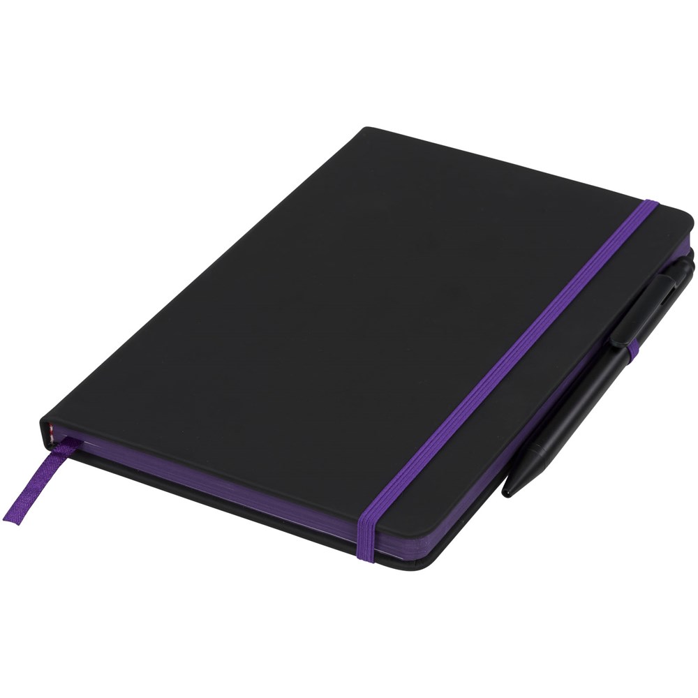 Carnet de notes M Noir Edge Noir, Violet