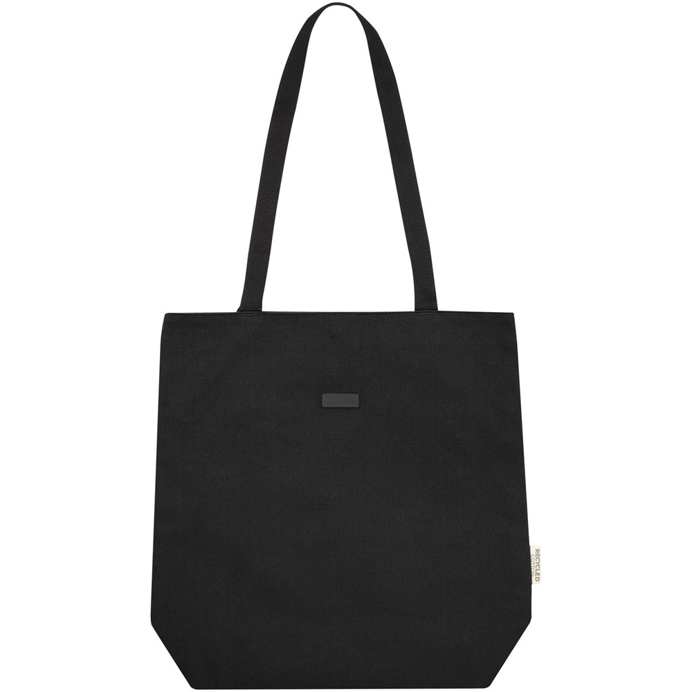 Joey vielseitige Tragetasche aus GRS recyceltem Canvas 14 L schwarz