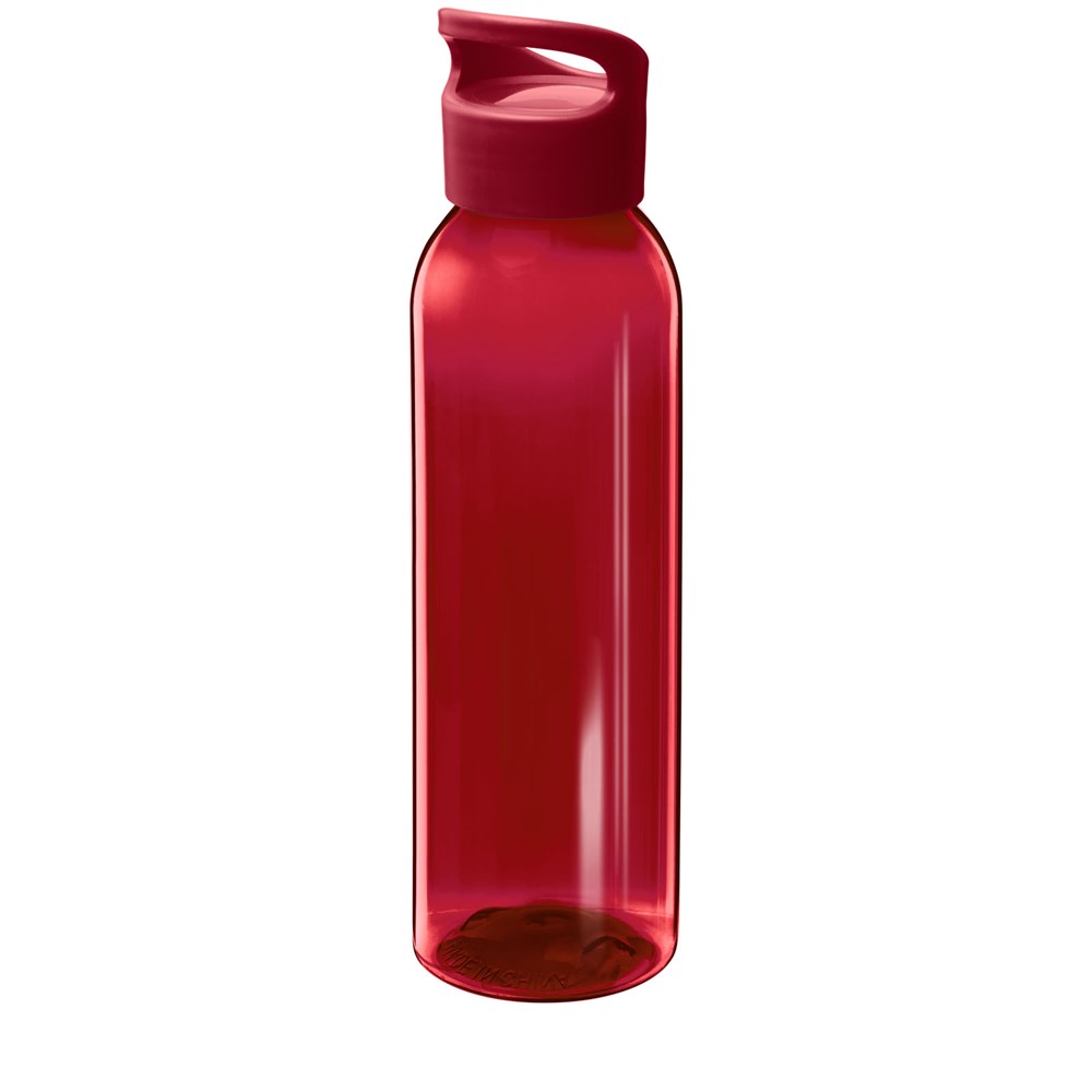 Bouteille d'eau Sky de 650 ml en plastique recyclé rouge