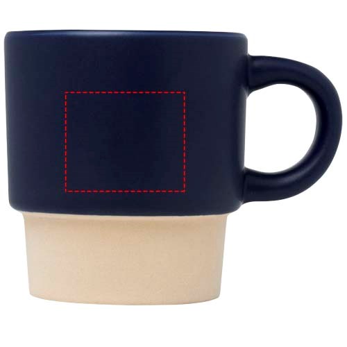 Tasse à espresso empilable Olympia de 130 ml avec fond en argile Marine