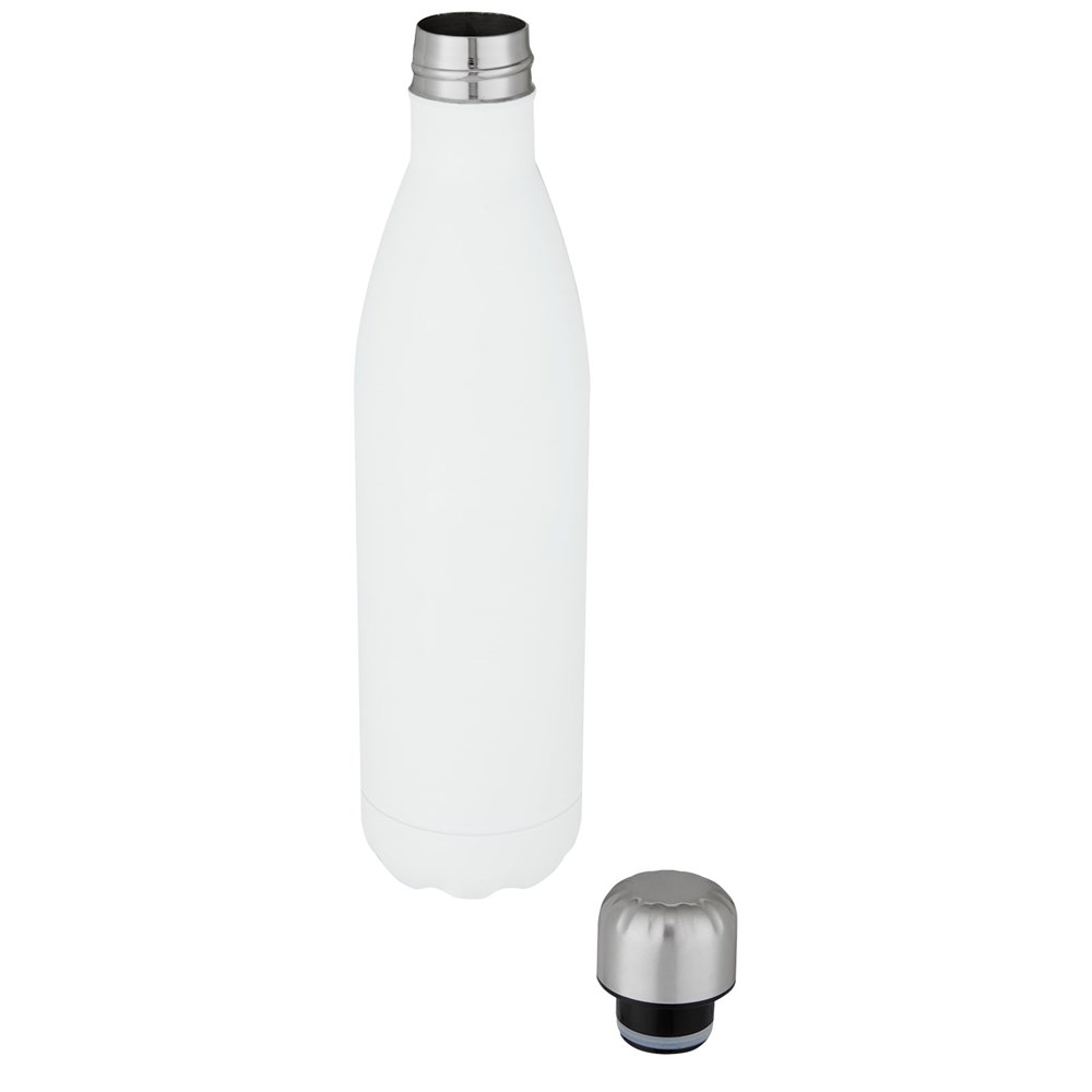 Bouteille Cove de 750 ml en acier inoxydable à isolation sous vide blanc