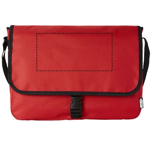 Retrend RPET Schultertasche 6L Rot