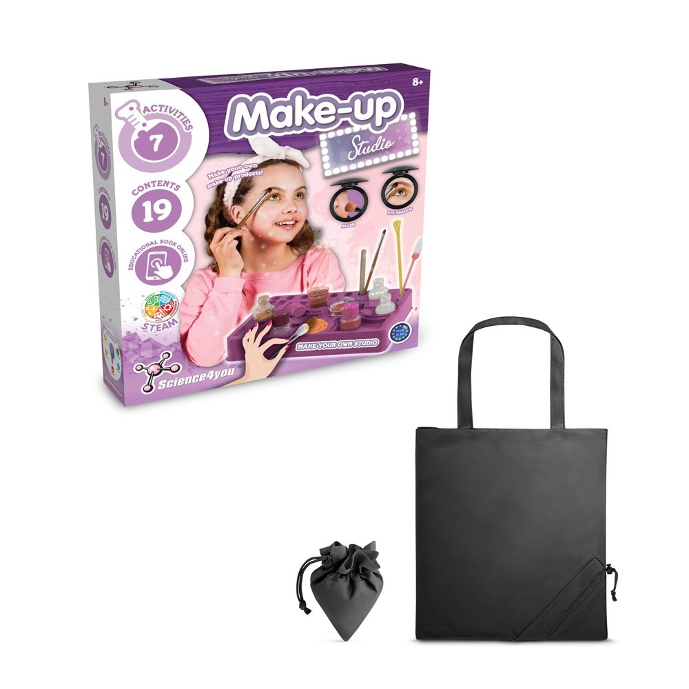 Makeup Studio Kit II Kit éducatif livré avec un sac cadeau pliable en 190T Noir