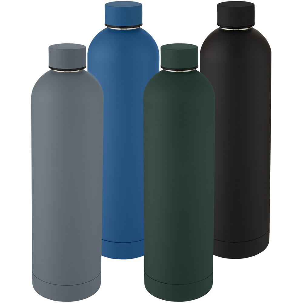 Spring 1 l Kupfer-Vakuum Isolierflasche Tech blue