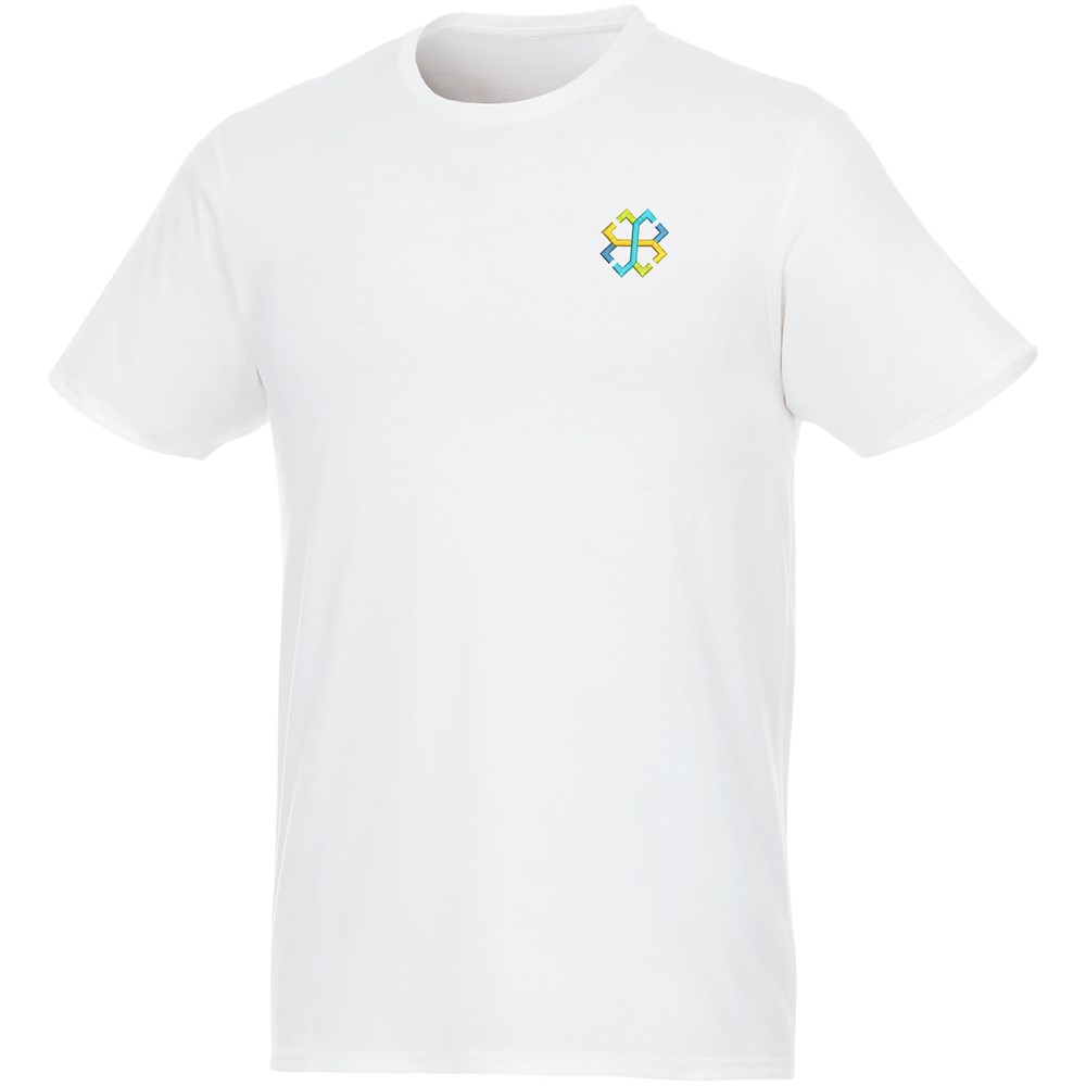 T-shirt recyclé manches courtes homme Jade Blanc