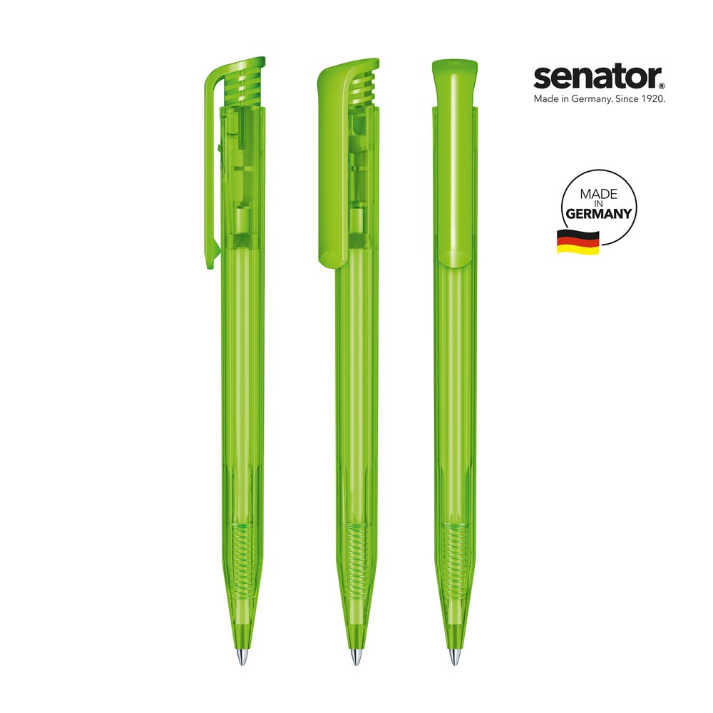 senator® Super Hit Clear  Druckkugelschreiber grün 376