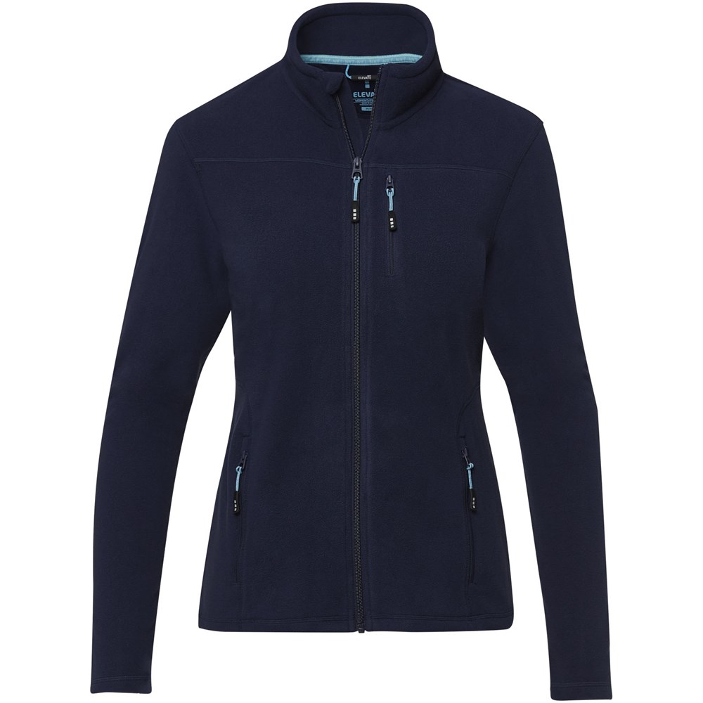 Veste Amber pour femme en polaire entièrement zippée recyclée GRS Marine