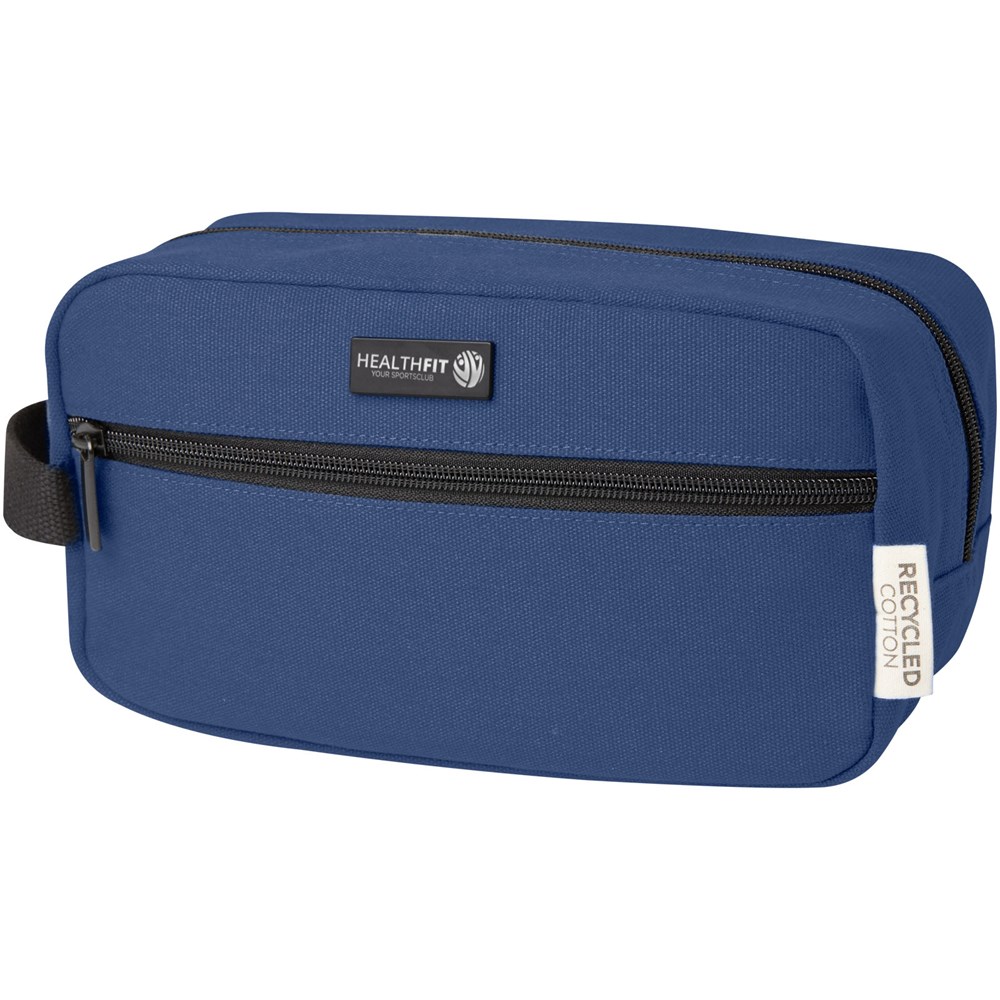 Joey Kosmetiktasche aus GRS recyceltem Canvas 3,5 L navy