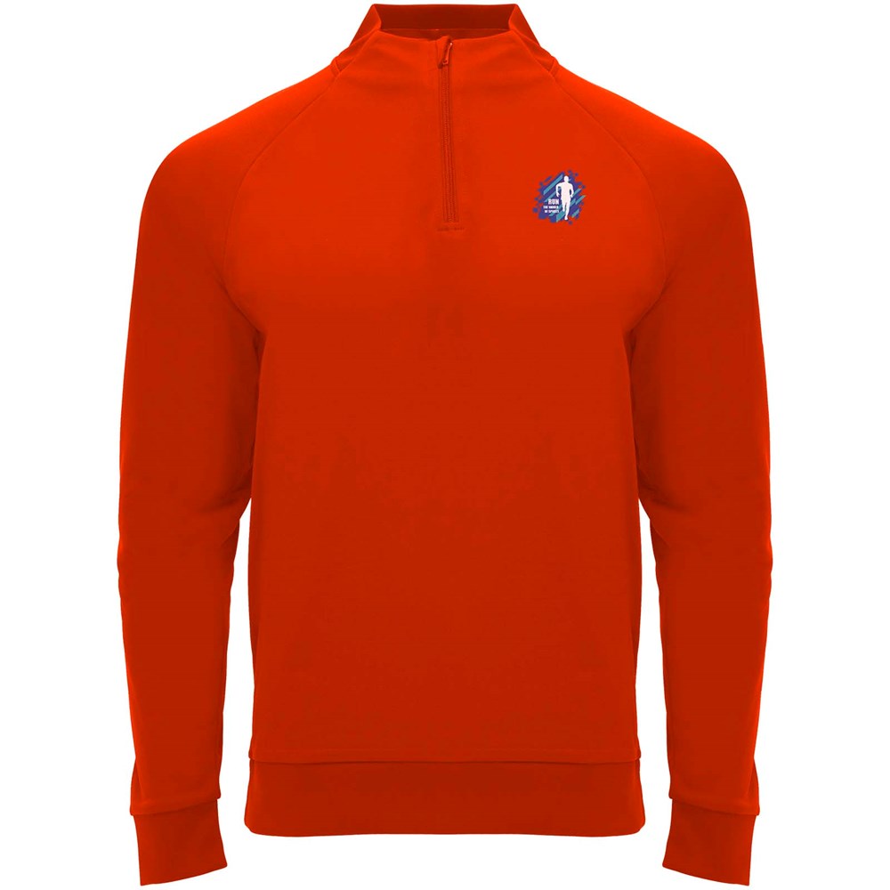 Epiro Half-Zip Sweatshirt für Kinder rot