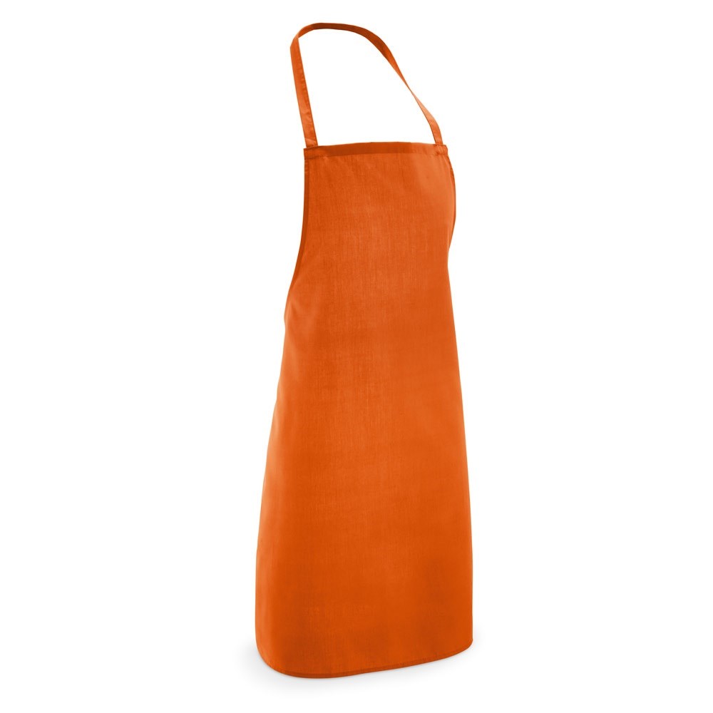 CURRY Tablier en coton et polyester (180 g/m²) orange