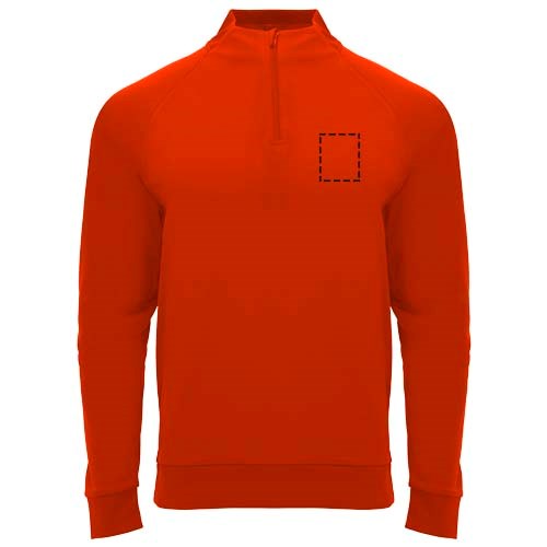 Epiro Half-Zip Sweatshirt für Kinder rot