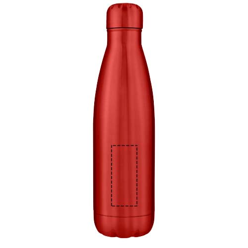 Bouteille Cove de 500 ml en acier inoxydable à isolation sous vide rouge