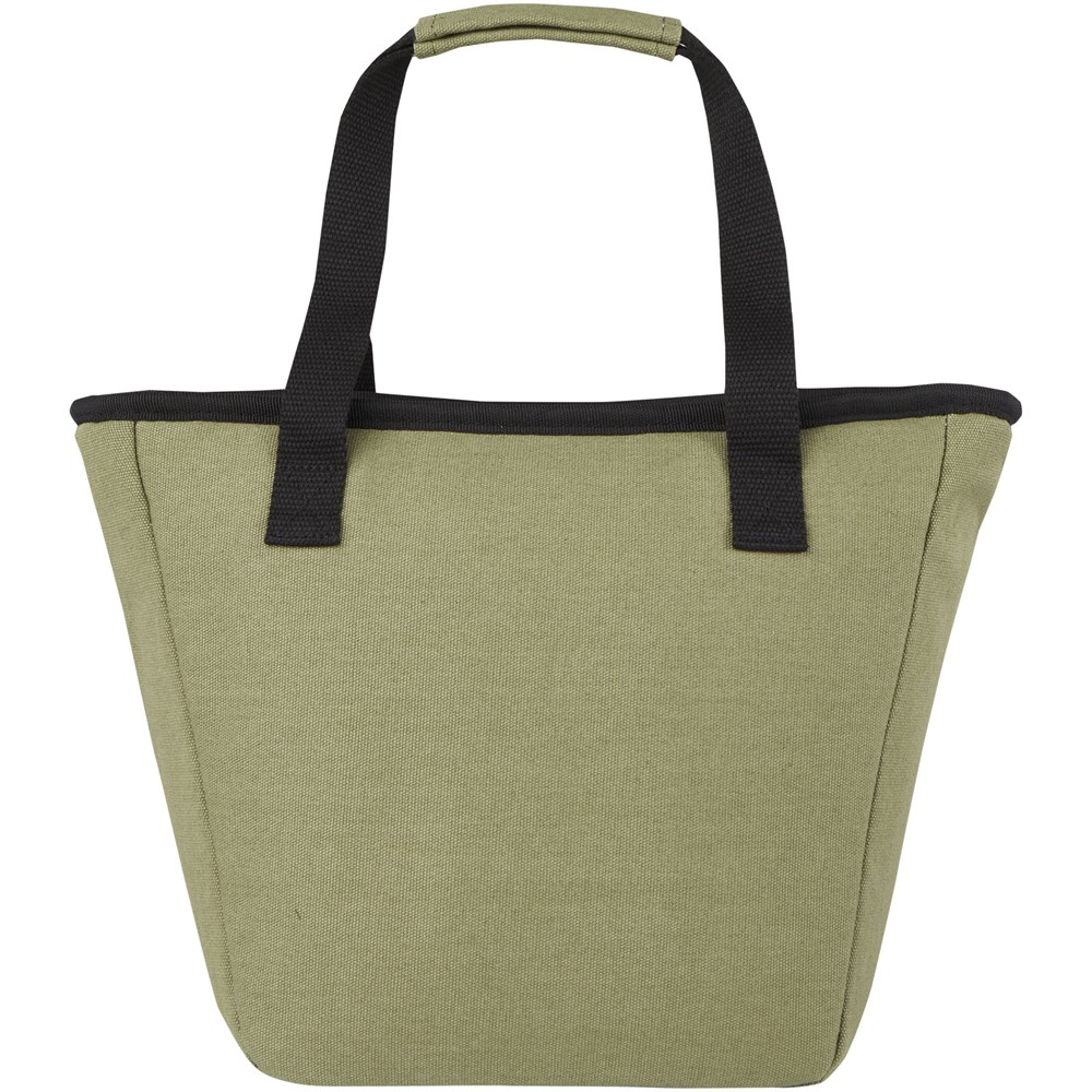 Sac-repas isotherme Joey de 6 L en toile recyclée GRS pour 9 canettes Olive