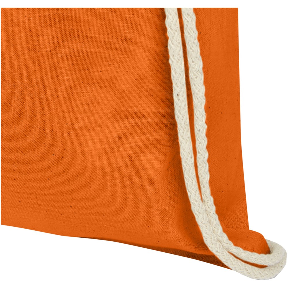 Oregon 100 g/m² Premium Turnbeutel 5L orange