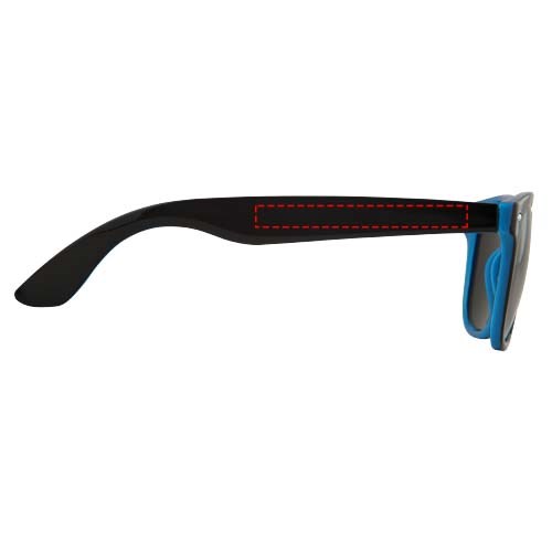 Sun Ray Sonnenbrille mit zweifarbigen Tönen processblau, schwarz