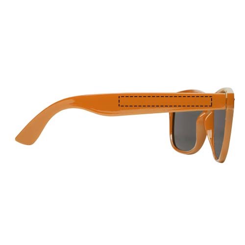 Lunettes de soleil Sun Ray en rPET orange