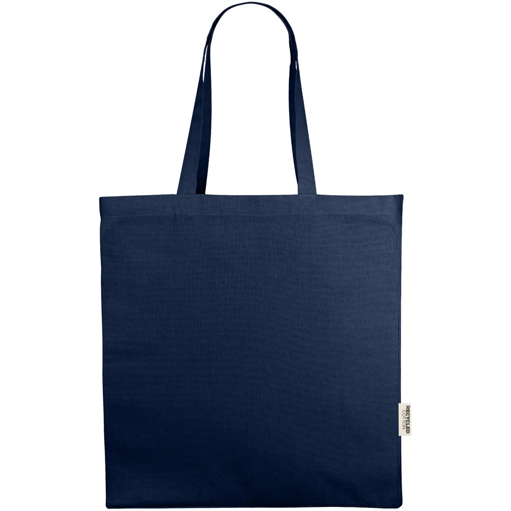 Odessa 220 g/m² recycelte Baumwoll Tragetasche 13L navy