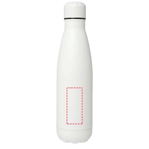 Bouteille Cove de 500 ml en acier inoxydable à isolation sous vide blanc