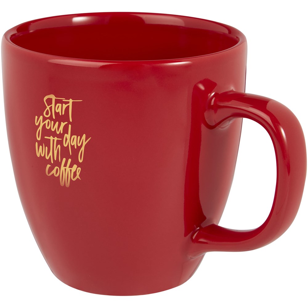 Mug Moni de 430 ml en céramique rouge