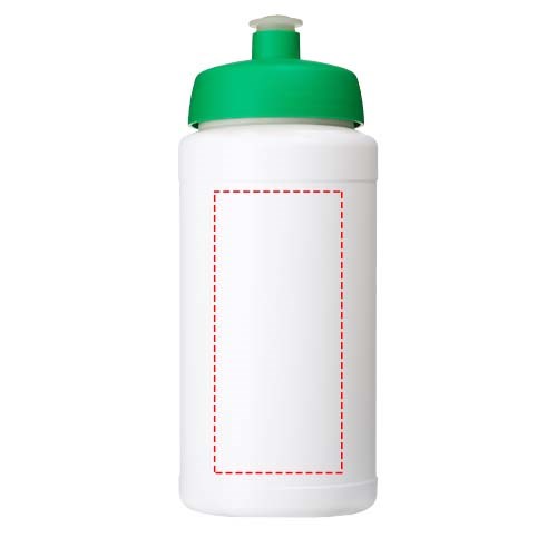 Bouteille de sport Baseline Rise de 500 ml Blanc, Vert