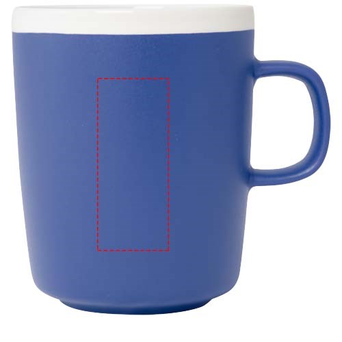 Tasse en céramique Lilio de 310 ml Bleu royal