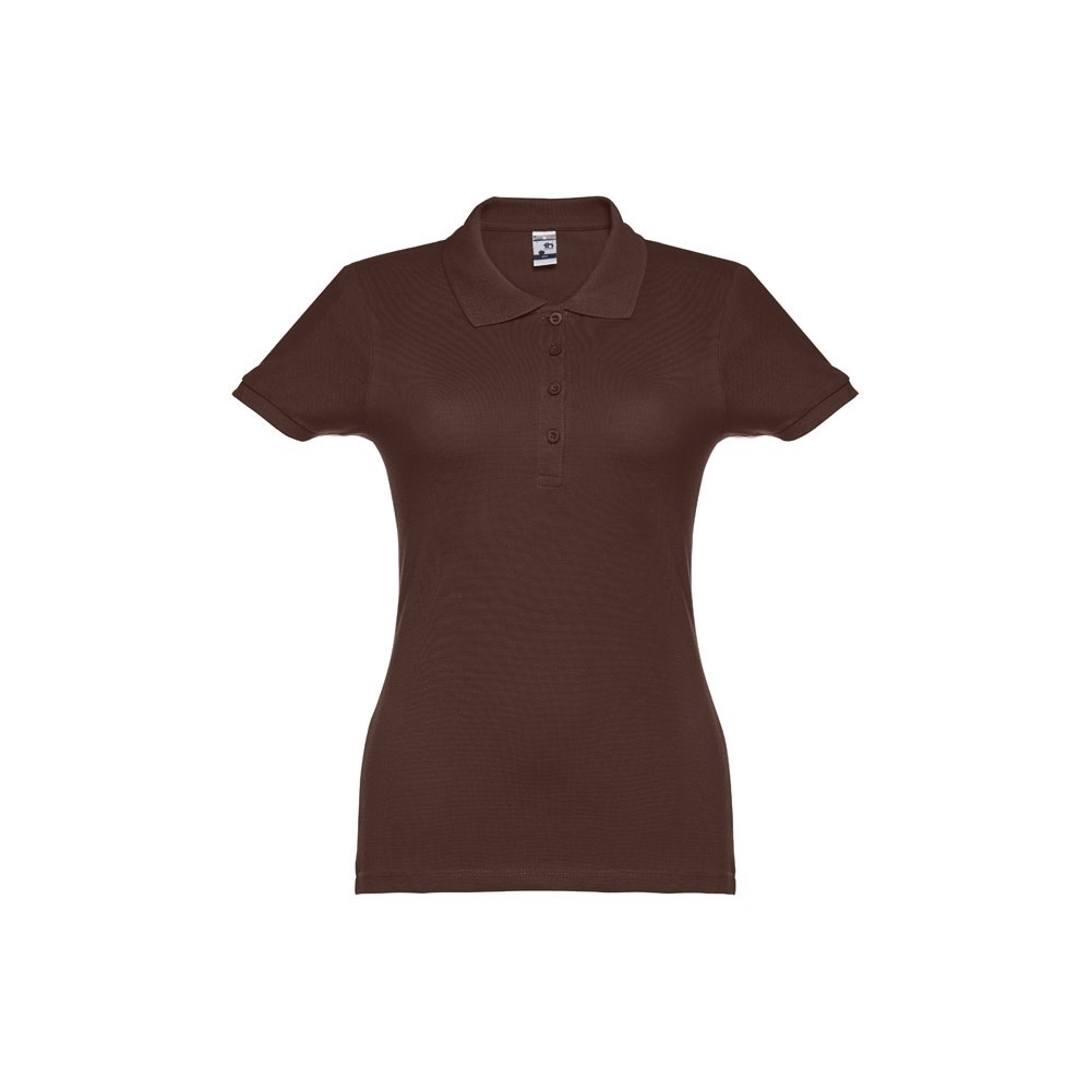 THC EVE Damen Poloshirt Dunkelbraun