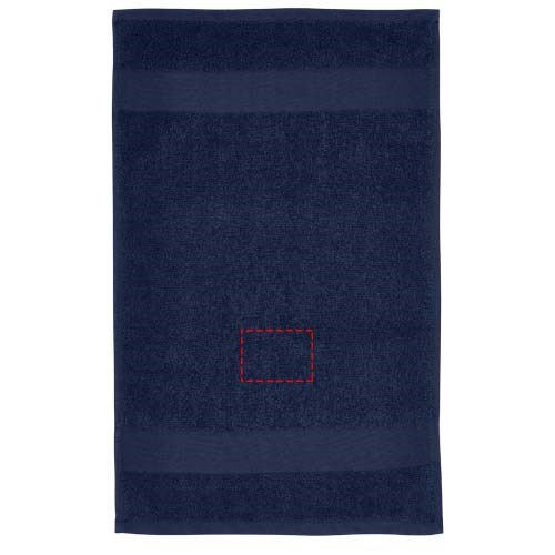 Serviette Sophia de 30 x 50 cm en coton de 450 g/m² Marine