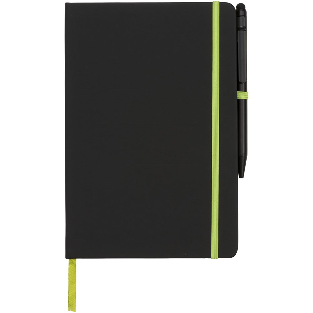 Carnet de notes M Noir Edge Noir, Citron vert