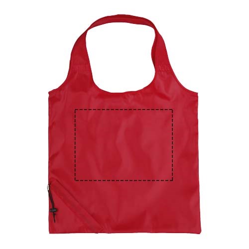 Bungalow faltbare Polyester Tragetasche 7L rot