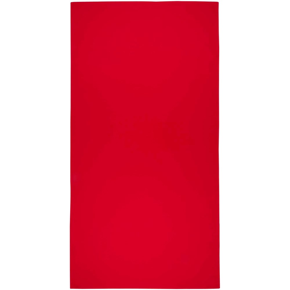 Lucas RPET Sporthandtuch 70 × 140 cm rot